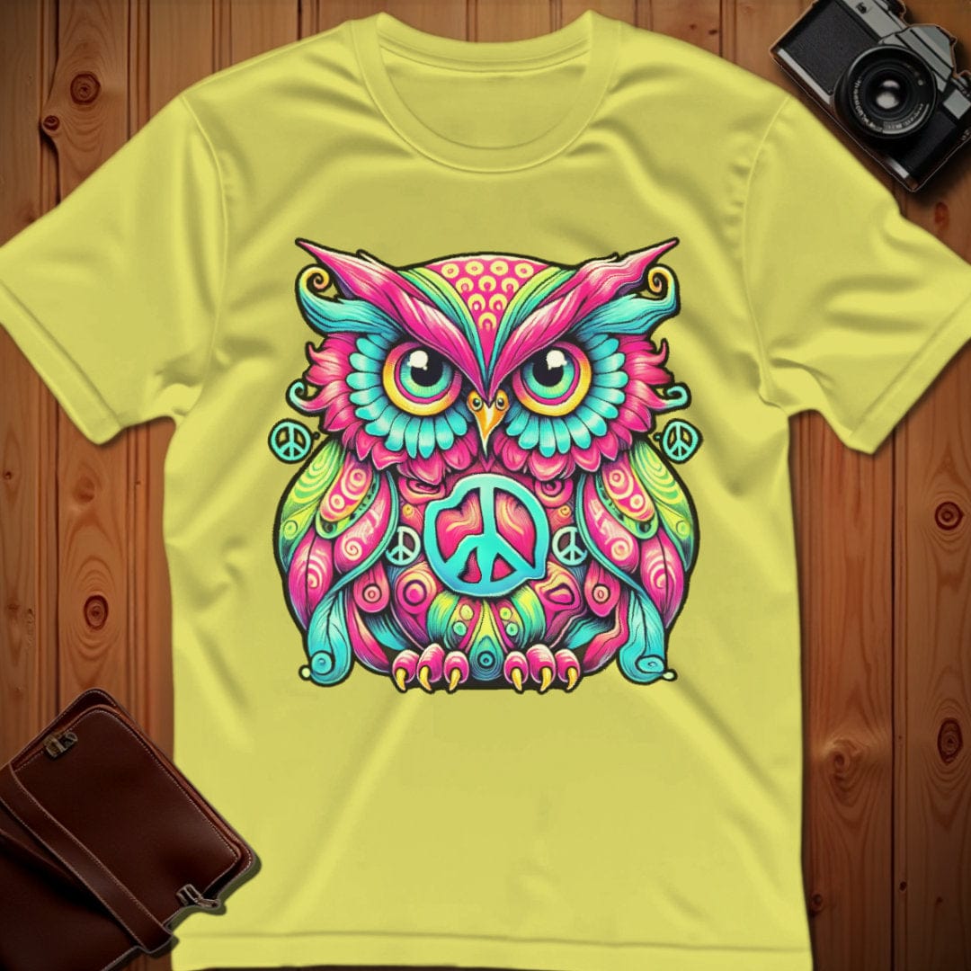 Psychedelic Owl T-Shirt — For People Who Refuse to Blend In