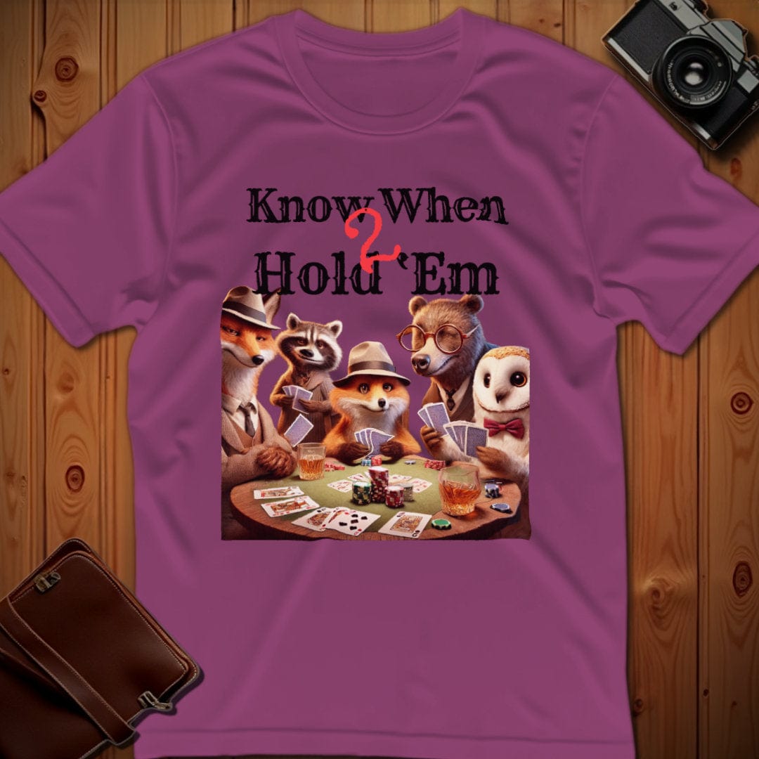 Fox, Owl, Bear Tee β Know When 2 Hold βEm β Bold Vibrant Art