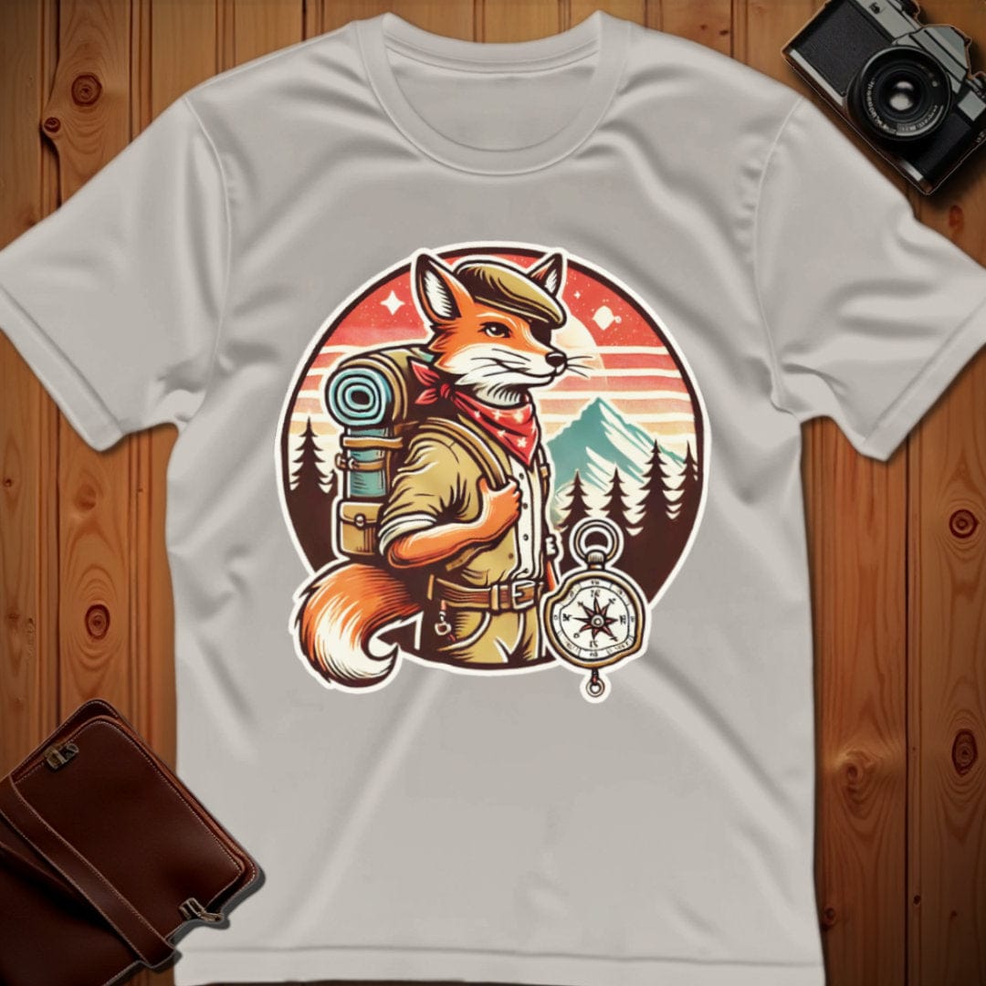 Fox Tee – Adventurous Fox– Bold Vibrant Art