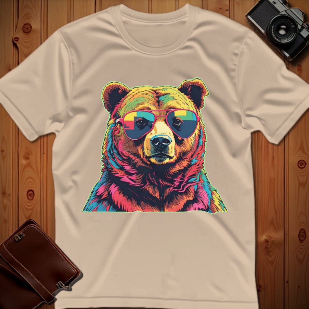 Bear Tee β Psychedelic β Bold Vibrant Art | Outdoor Adventure