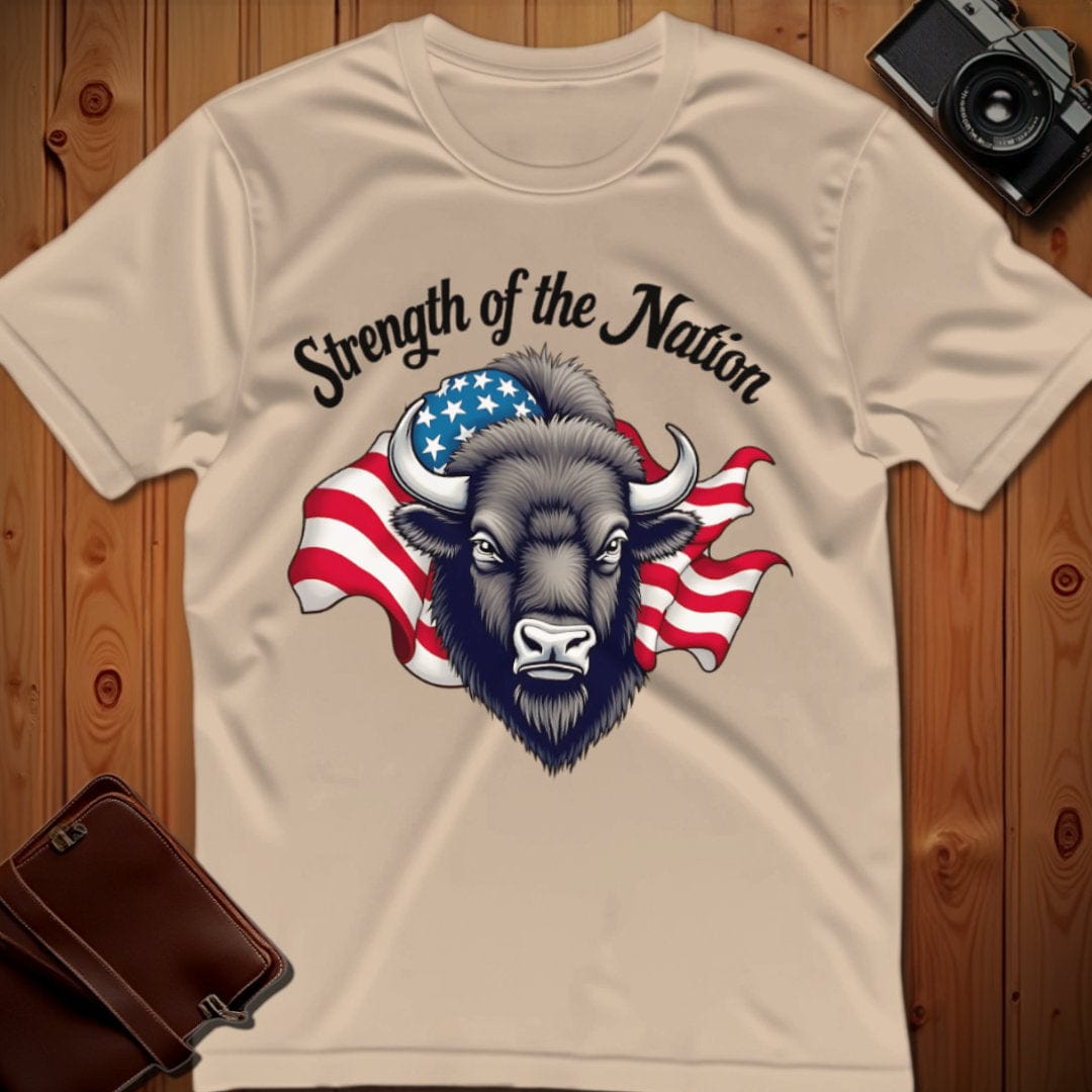 Bison Tee β Strength of the Nation β Bold Vibrant Art