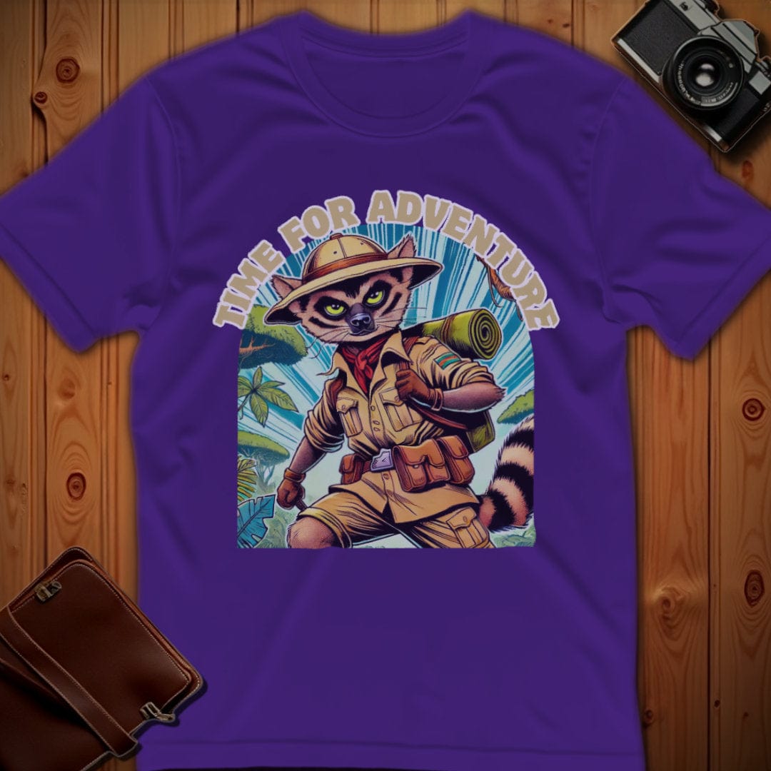 Fossa Tee β Time For Adventure β Bold Vibrant Art