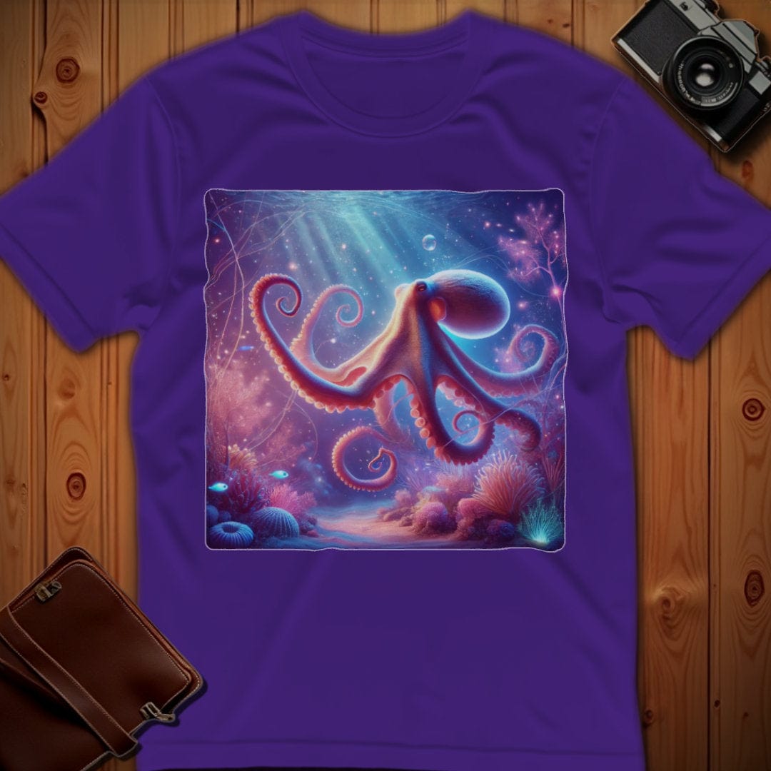 Octopus Tee β Majestic Underwater β Bold Vibrant Art