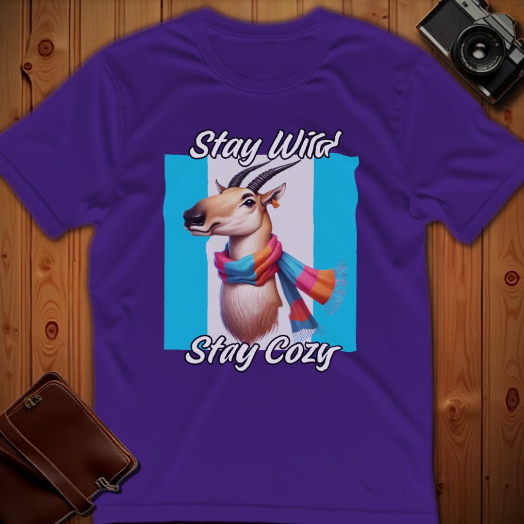 Saige Antelope Tee β Stay Wild Stay Cozy β Bold Vibrant Art
