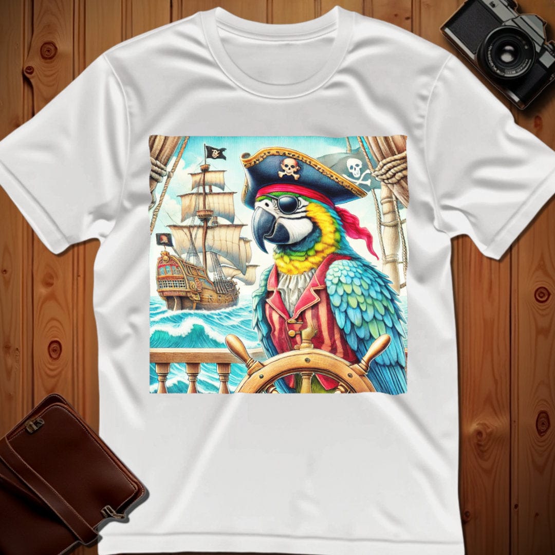 Parrot Tee β Pirate β Bold Vibrant Art | Festival & Party Wear
