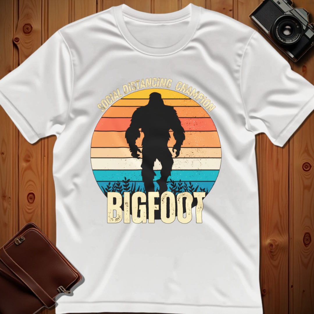 Bigfoot Social Distancing Champion T-Shirt