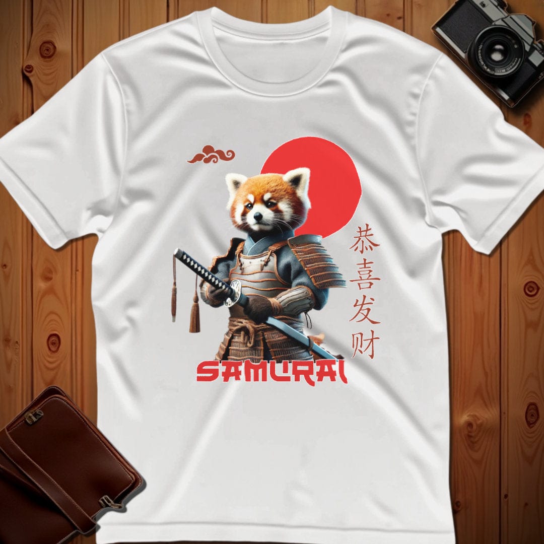 Samurai Tee β Red Panda β Bold Vibrant Art