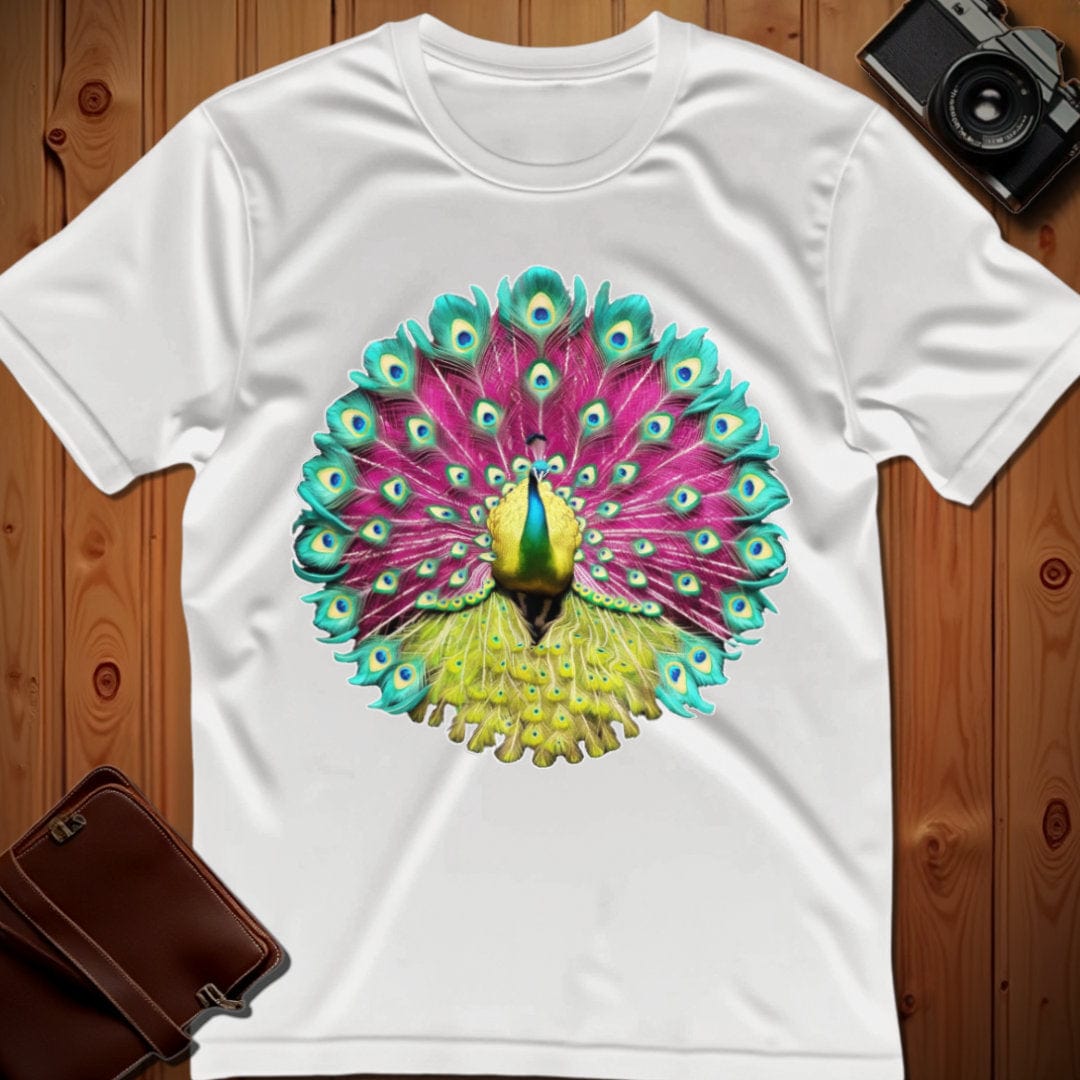 Peacock T-Shirt β Bold Vibrant Graphic | Weekend Casual Wear