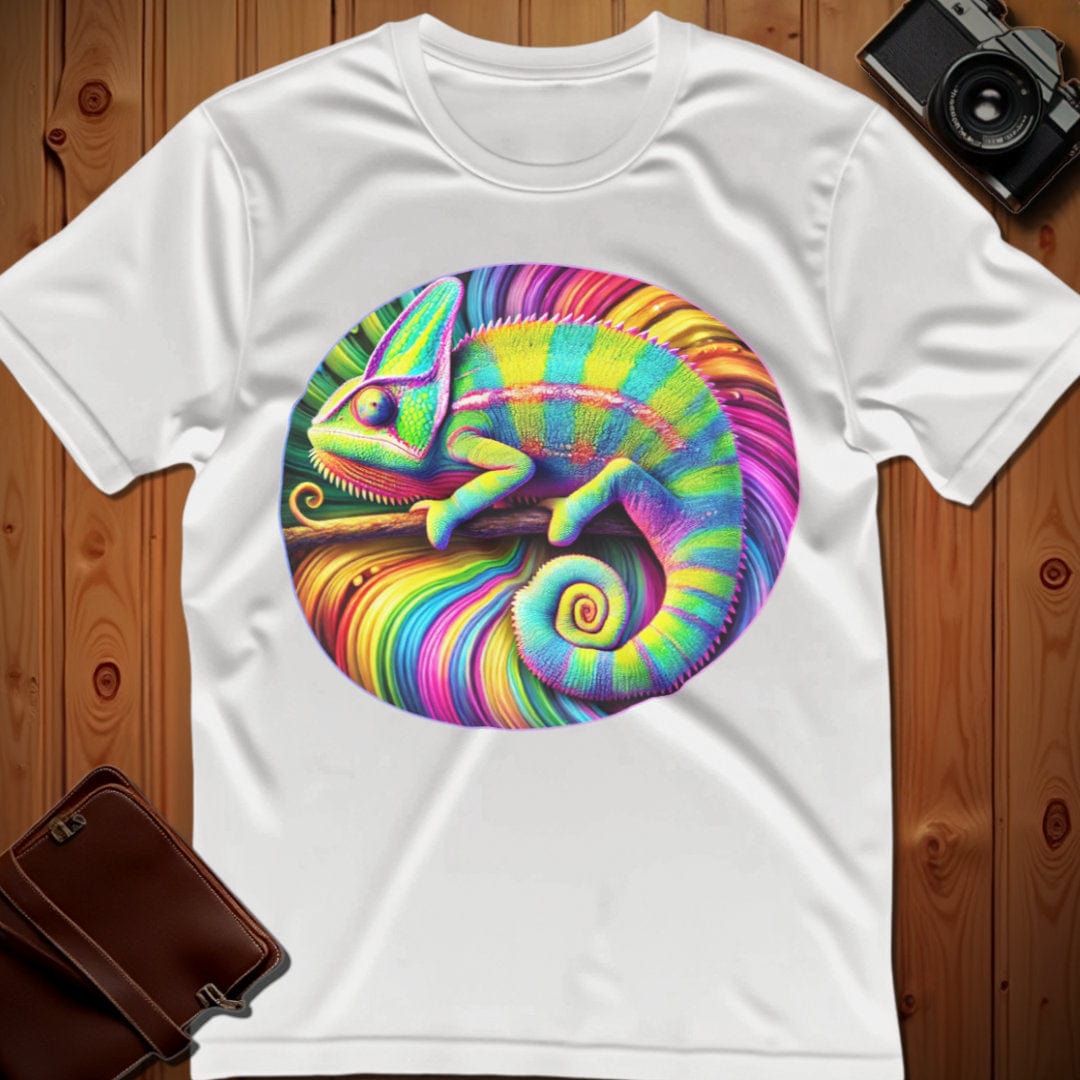 Chameleon Tee β Rainbow β Bold Vibrant Art