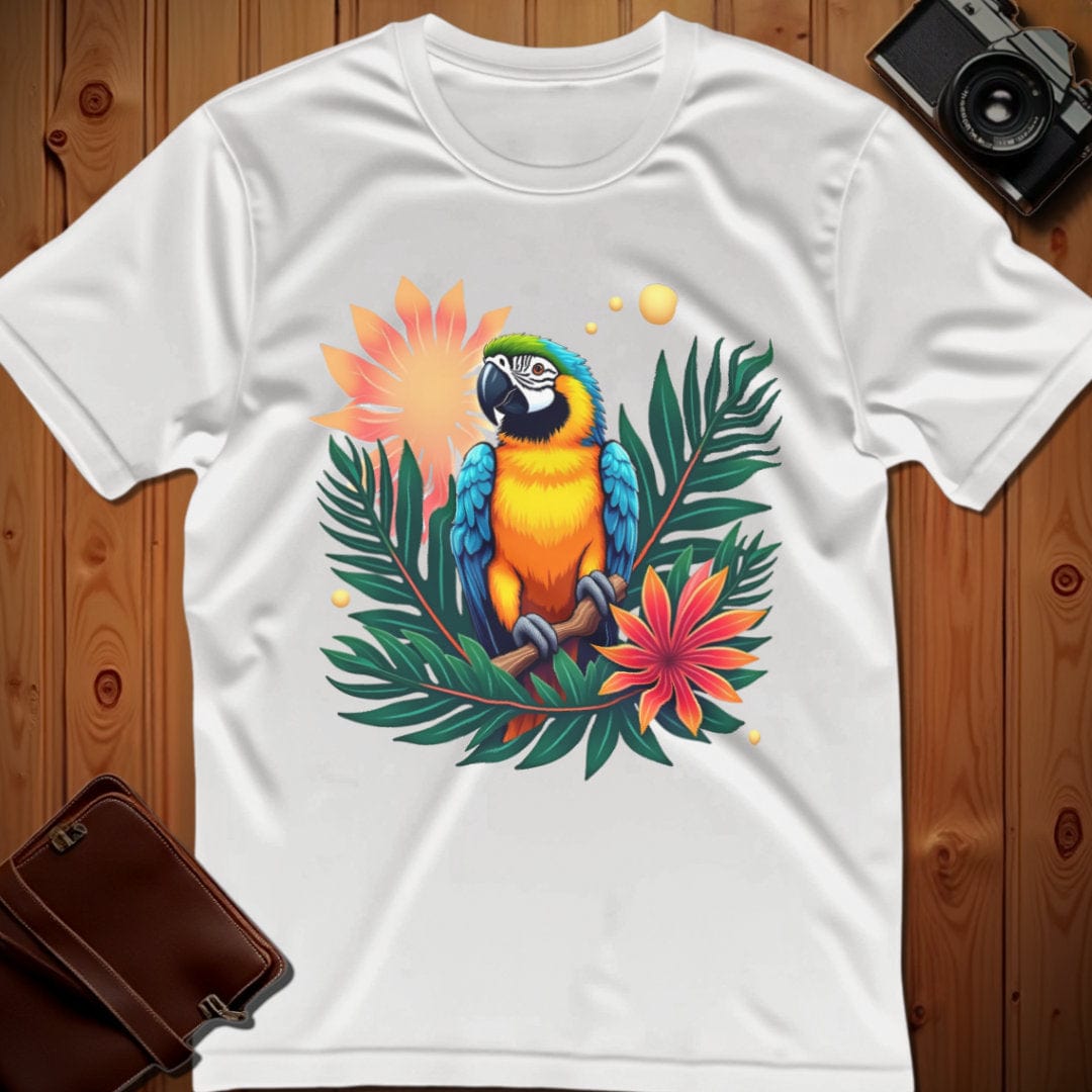 Parrott Tee β Tropical β Bold Vibrant Art