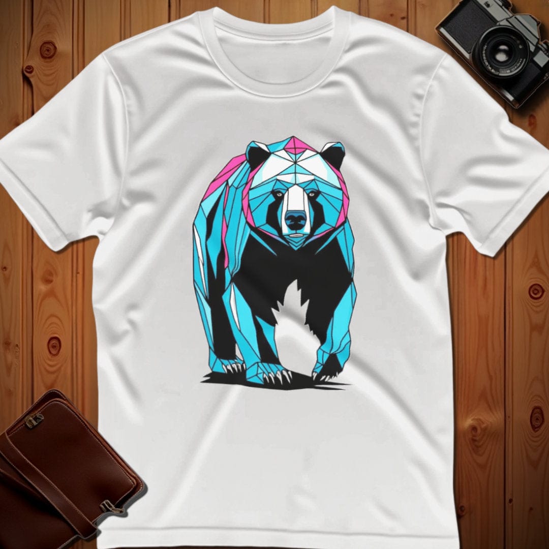 Bear Tee β Geometric β Bold Vibrant Art
