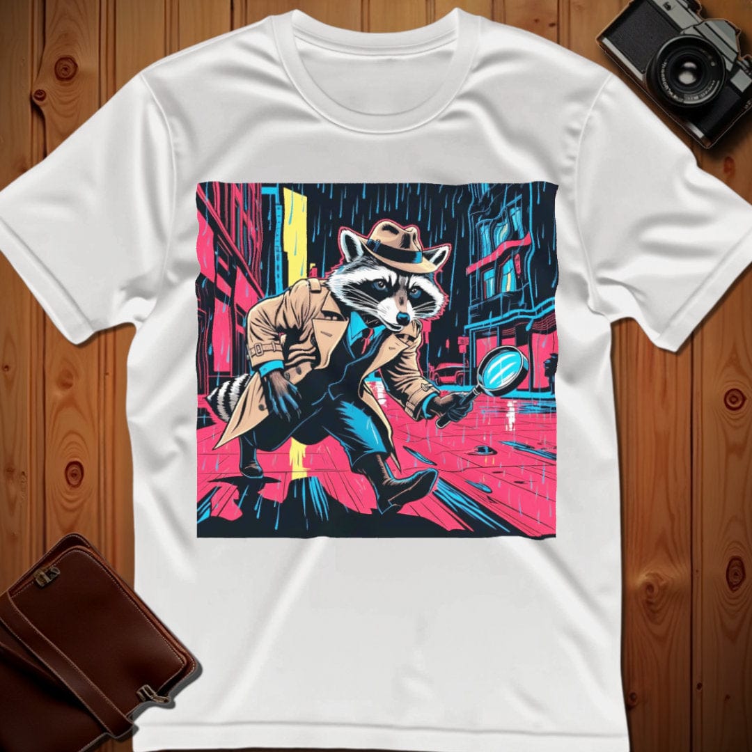 Raccoon Tee β Detective Raccoon Pop Art β Bold Vibrant Art