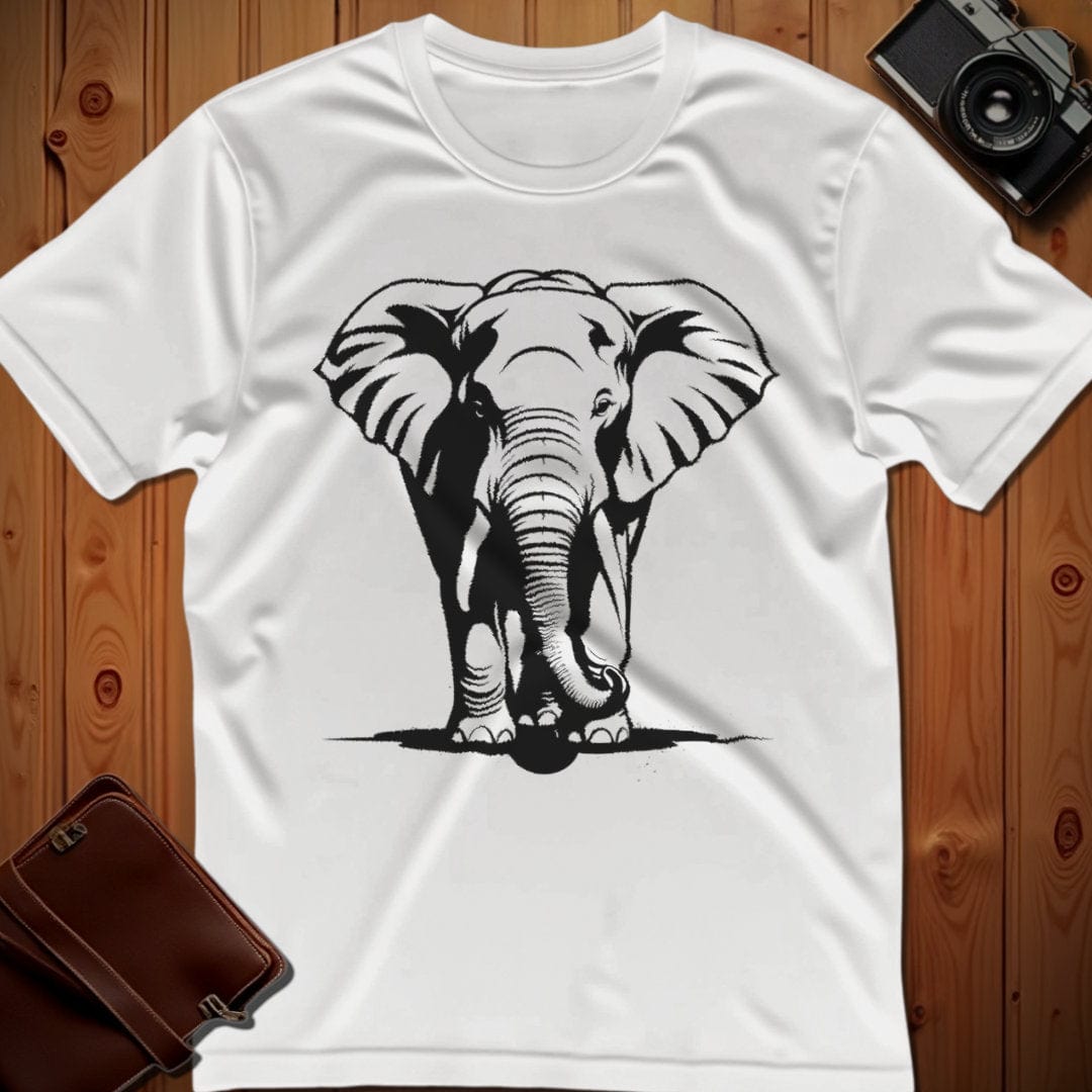 Elephant Tee β Walking β Bold Vibrant Art