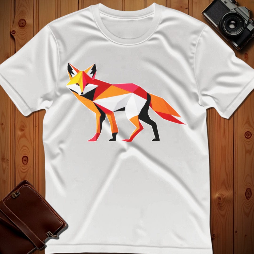 Fox Tee β Geometric β Bold Vibrant Art