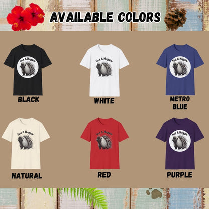 Porcupine Tee – Not A Hugger – Bold Vibrant Art