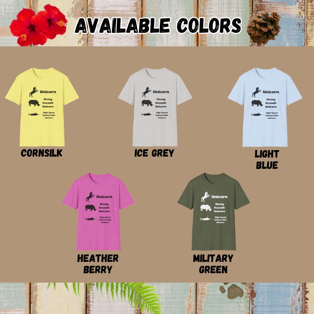 Unicorn Tee – Unicorn Variation – Bold Vibrant Art | for Animal Lovers