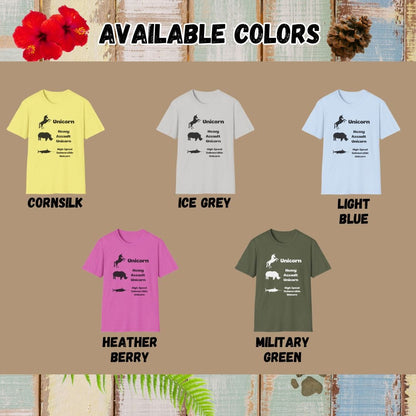 Unicorn Tee – Unicorn Variation – Bold Vibrant Art | for Animal Lovers