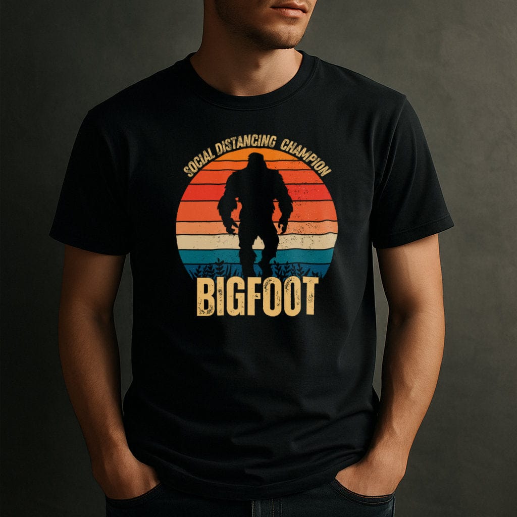 Bigfoot Social Distancing Champion T-Shirt