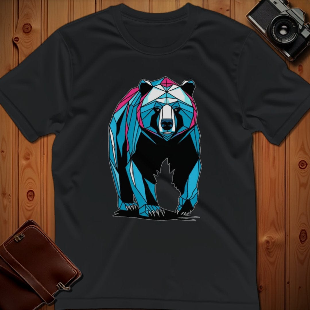 Bear Tee – Geometric – Bold Vibrant Art