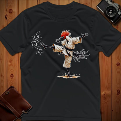 Secretary Bird Tee –  Martial Artist – Bold Vibrant Art