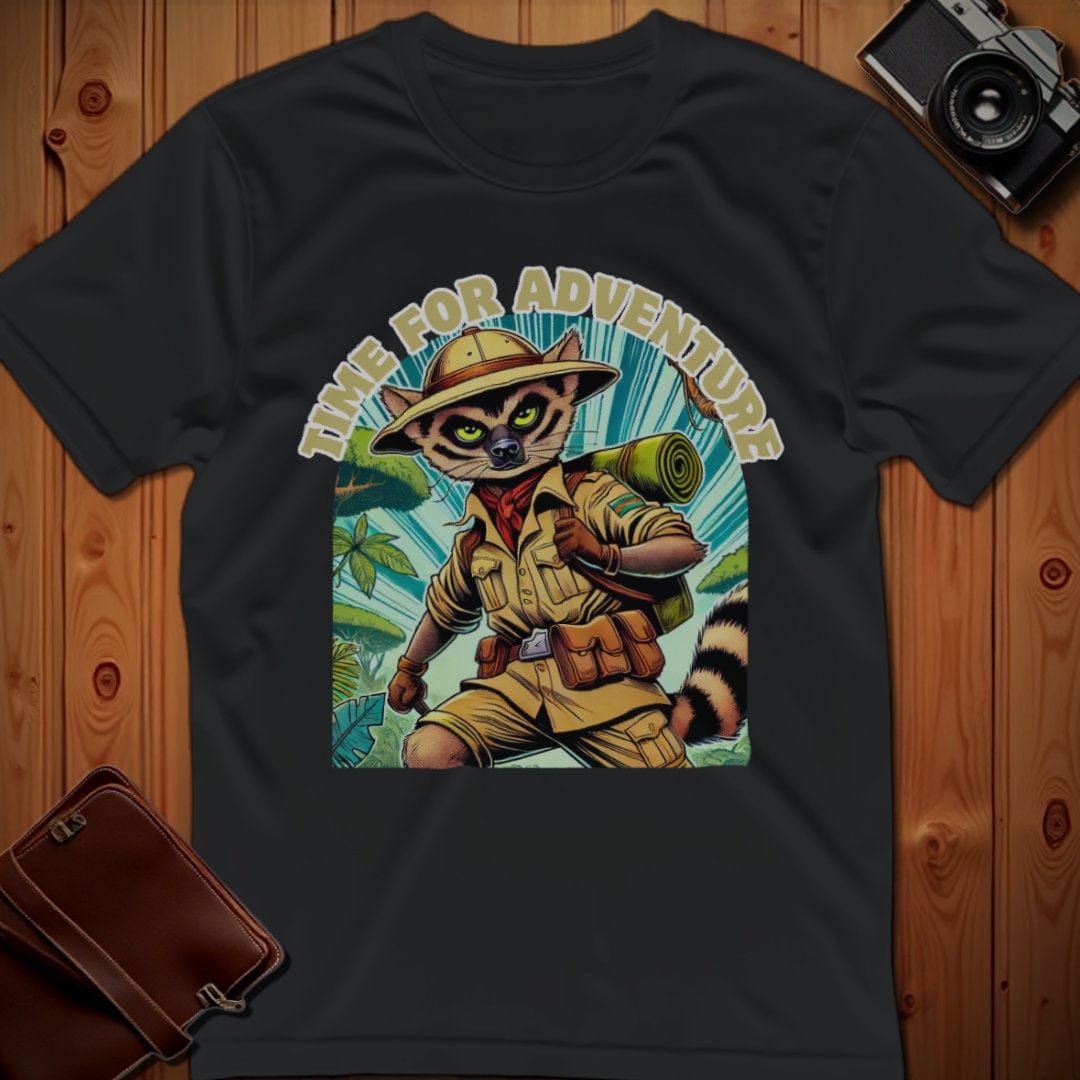 Fossa Tee – Time For Adventure – Bold Vibrant Art