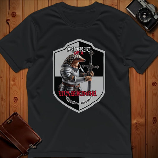 Pangolin Tee – Knight Spirit of a Warrior  – Bold Vibrant Art