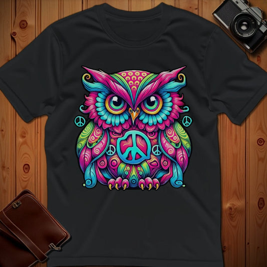 Psychedelic Owl T-Shirt — For People Who Refuse to Blend In