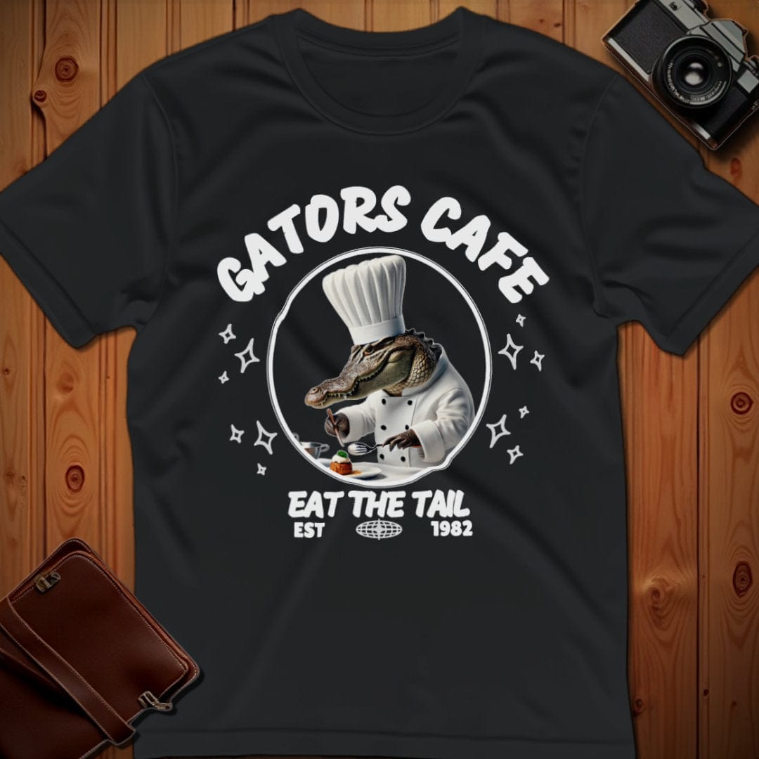 Alligator Tee – Gators Cafe – Bold Vibrant Graphic | for Animal Lovers