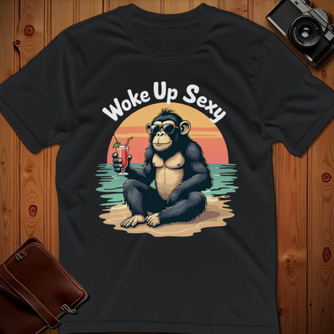 Chimpanzee Tee – Woke Up Sexy – Bold Vibrant Graphic | Outdoor Adventure