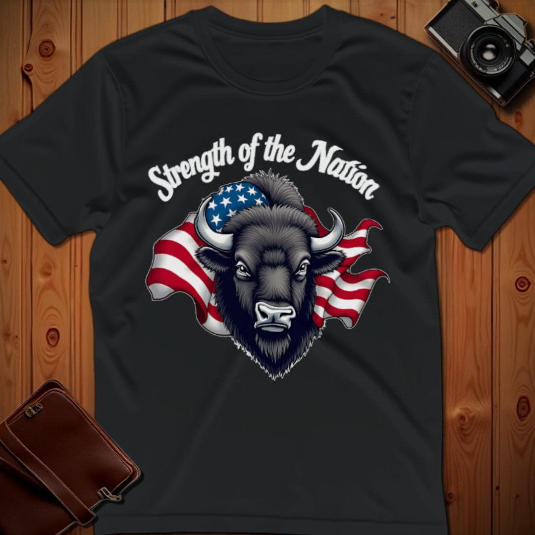 Bison Tee – Strength of the Nation – Bold Vibrant Art
