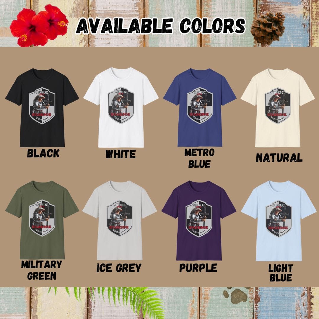 Pangolin Tee – Knight Spirit of a Warrior  – Bold Vibrant Art