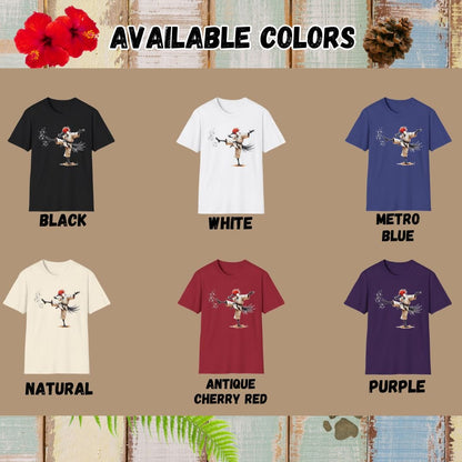 Secretary Bird Tee –  Martial Artist – Bold Vibrant Art