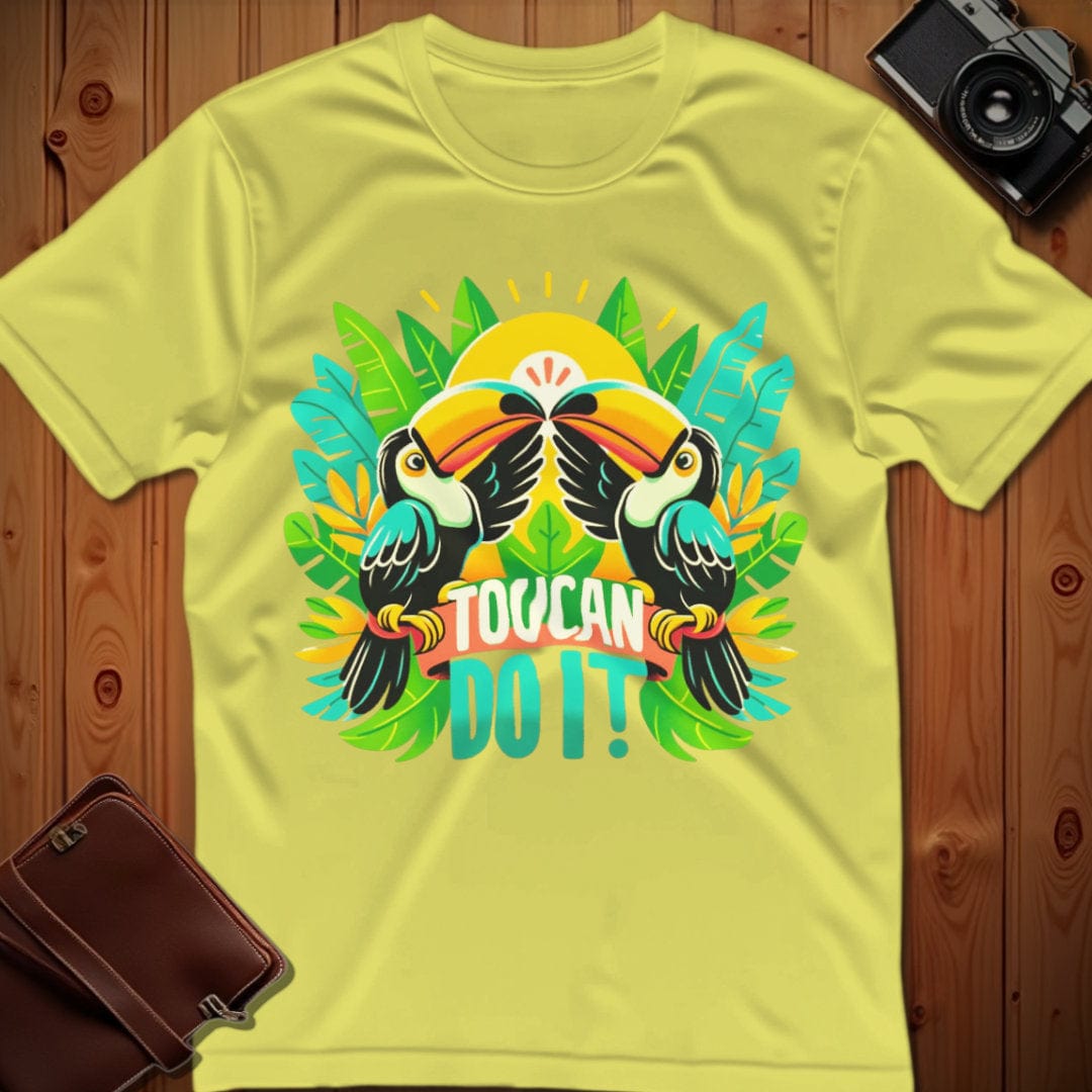 Toucan Tee – Toucan Do It – Bold Vibrant Art | Weekend Casual Wear