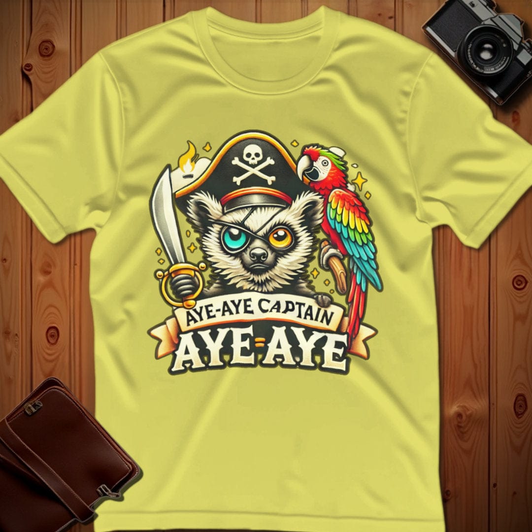 Aye Aye Tee – Aye Aye Captain – Bold Vibrant Art