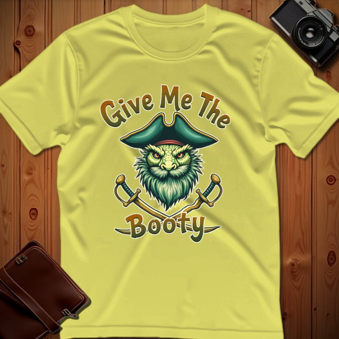 Bearded  Dragon Tee – Give Me The Booty – Bold Vibrant Art