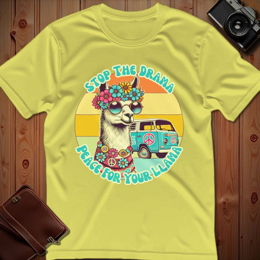 Llama Tee – Vintage 60's Style  – Bold Vibrant Art
