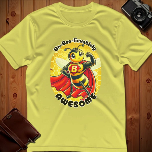 Bee Tee – Un-Bee-lievabely Awesome– Bold Vibrant Art