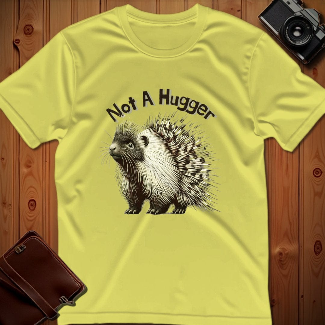 Porcupine Tee – Not A Hugger – Bold Vibrant Art
