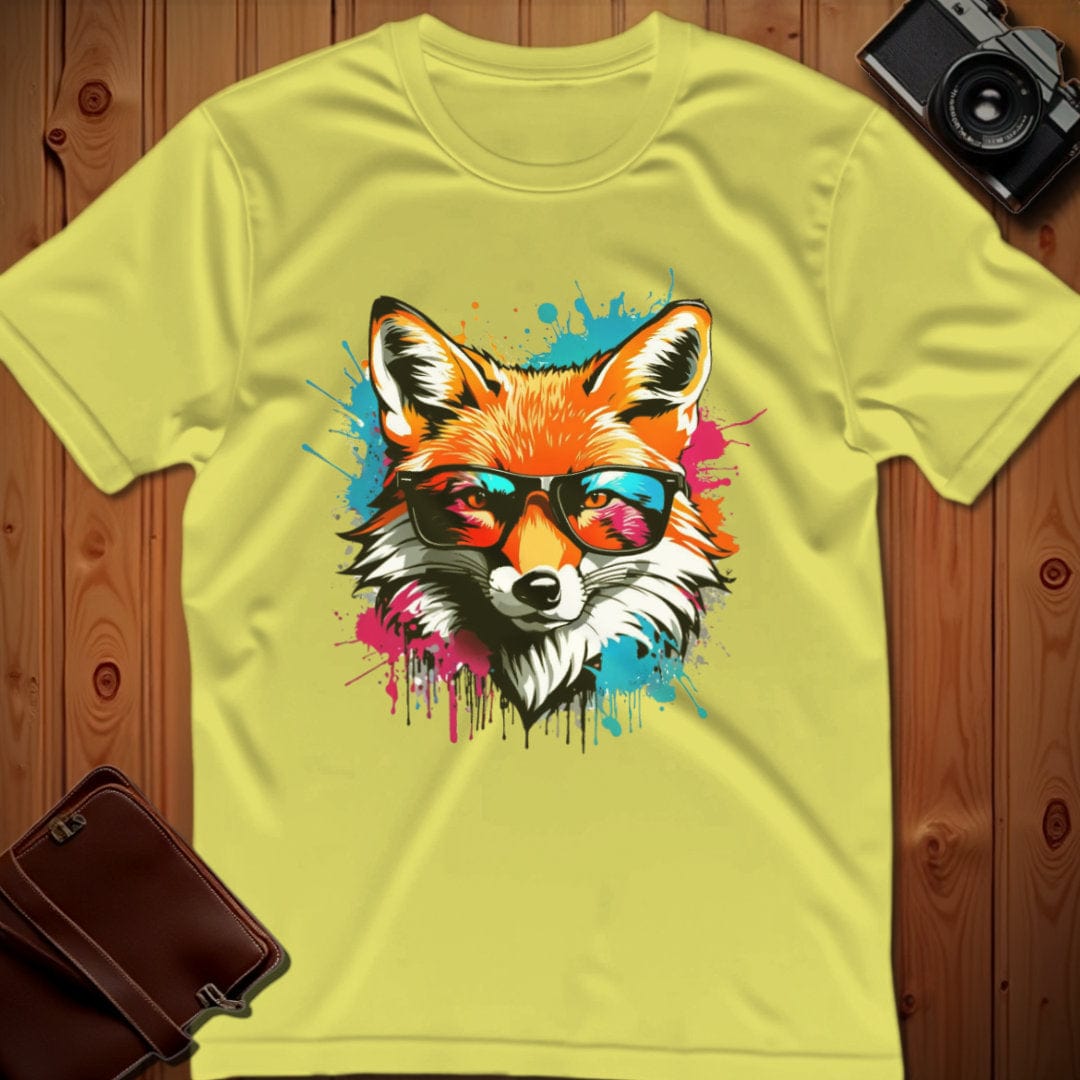 Fox Tee – Graffiti – Bold Vibrant Graphic | for Animal Lovers