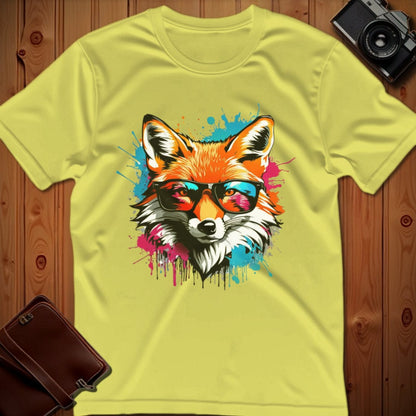 Fox Tee – Graffiti – Bold Vibrant Graphic | for Animal Lovers