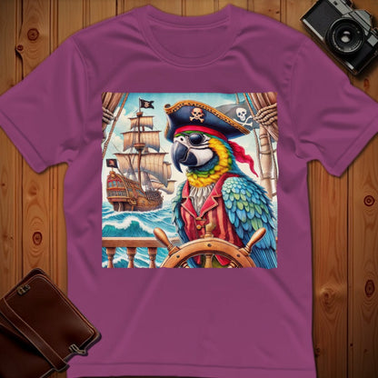 Parrot Tee – Pirate – Bold Vibrant Art | Festival & Party Wear