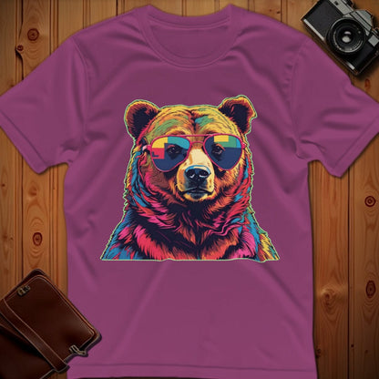 Bear Tee – Psychedelic – Bold Vibrant Art | Outdoor Adventure