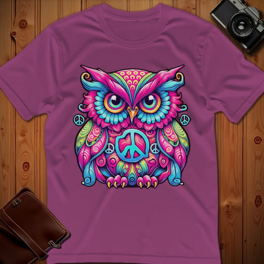 Psychedelic Owl T-Shirt — For People Who Refuse to Blend In