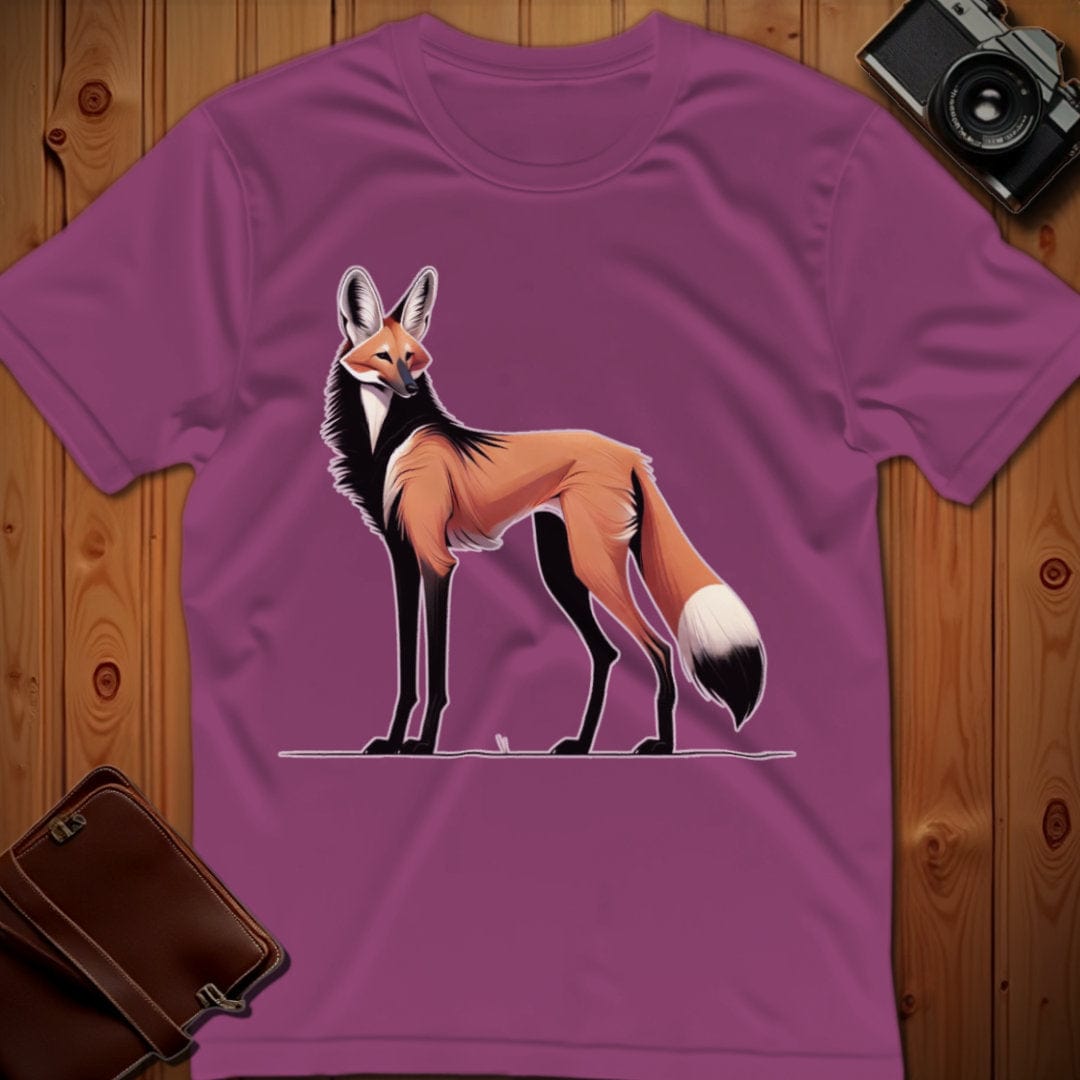 Manes Wolf T-Shirt – Manes Wolf – Bold Vibrant Graphic | Lazy Day Outfit