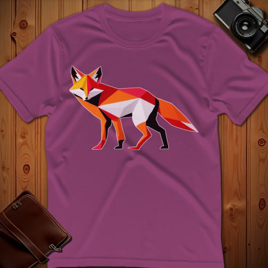 Fox Tee – Geometric – Bold Vibrant Art