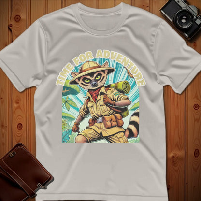 Fossa Tee – Time For Adventure – Bold Vibrant Art