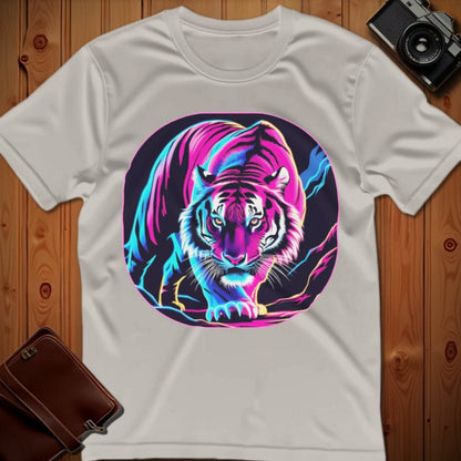 Tiger Tee – Neon – Bold Vibrant Graphic | for Animal Lovers