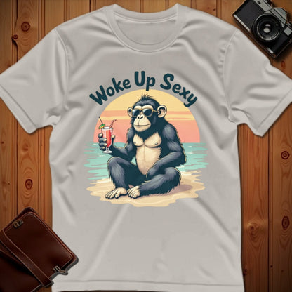 Chimpanzee Tee – Woke Up Sexy – Bold Vibrant Graphic | Outdoor Adventure