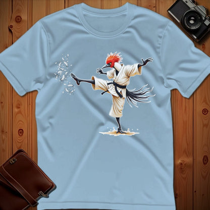Secretary Bird Tee –  Martial Artist – Bold Vibrant Art