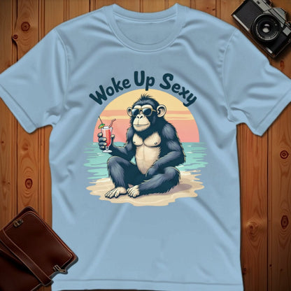 Chimpanzee Tee – Woke Up Sexy – Bold Vibrant Graphic | Outdoor Adventure